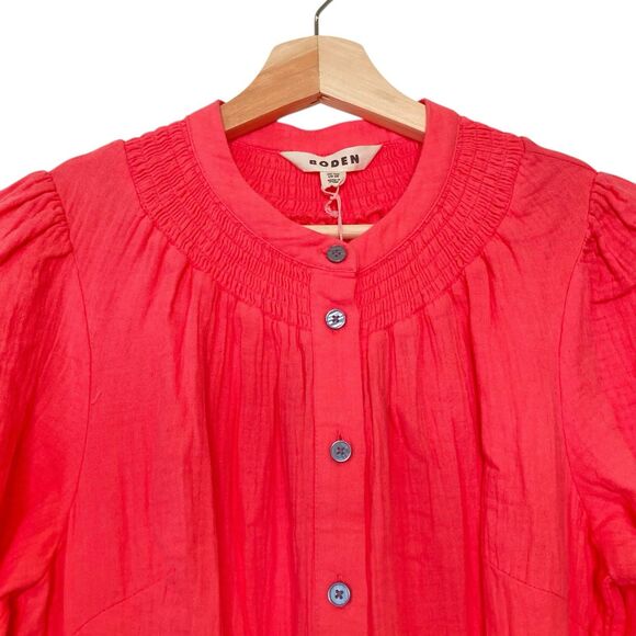 Boden Ada Double Cloth Short Dress Azalea Pink Women's Size 6 NWT - Picture 9 of 15